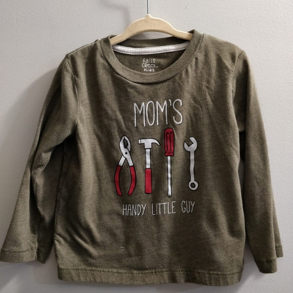Mom's Handy Little Guy long sleeve t-shirt 24m